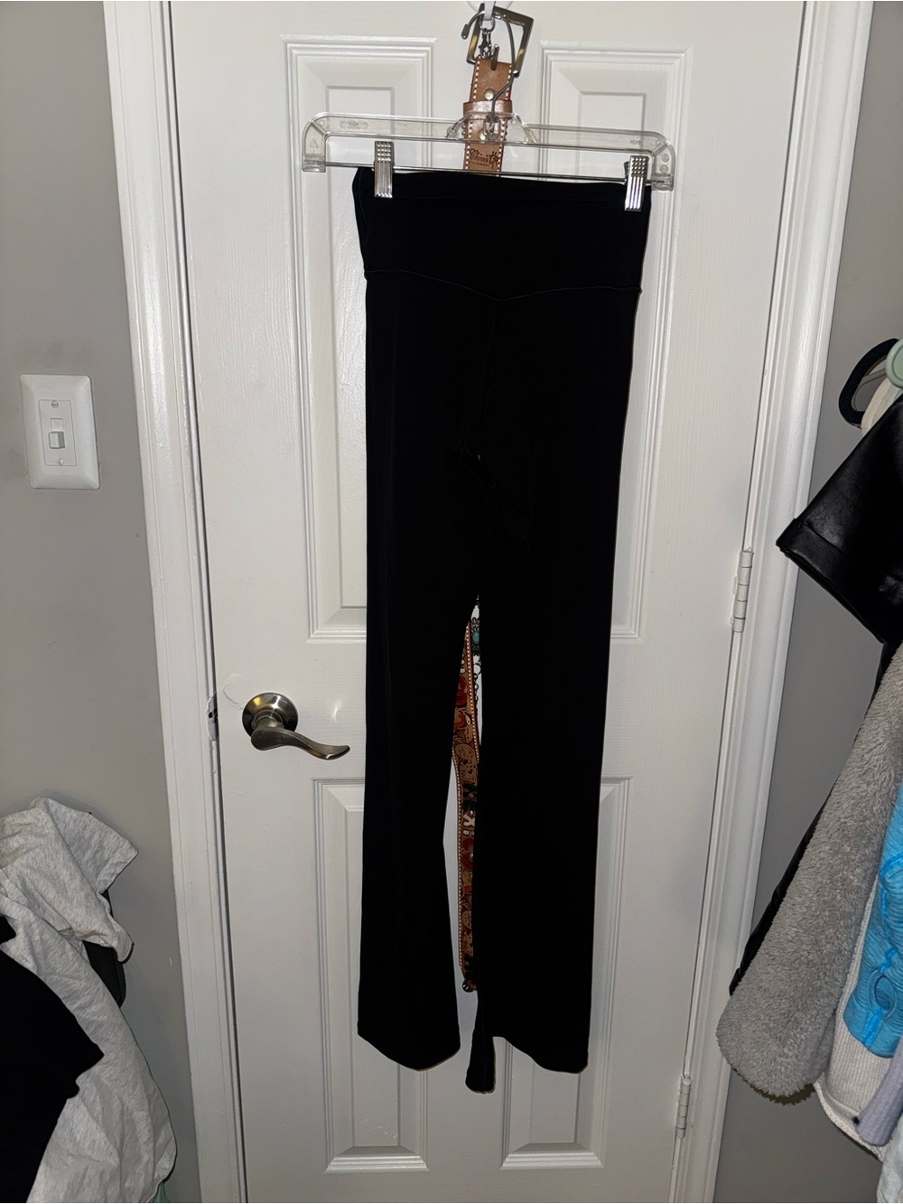 Aerie crossover flare leggings